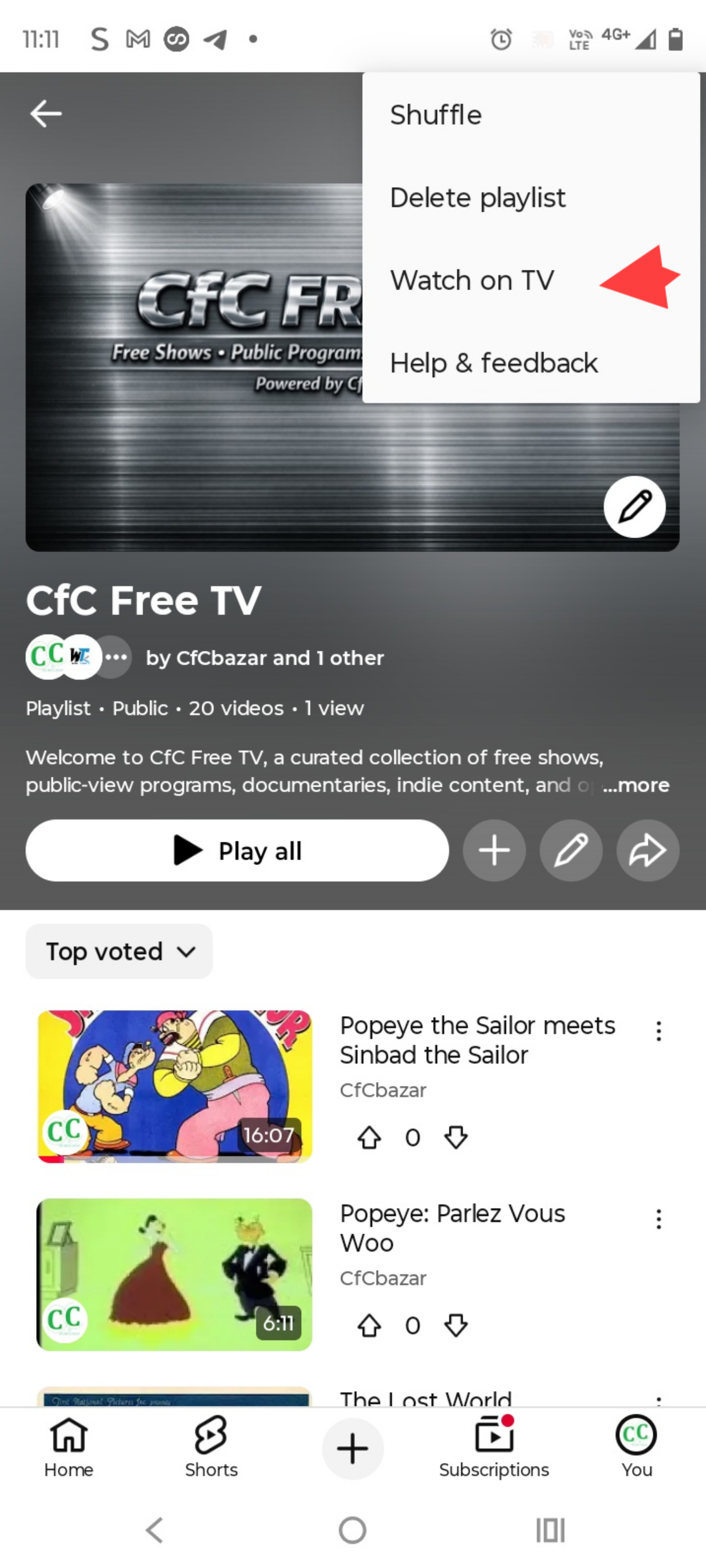 How to watch CfC Free TV on TV